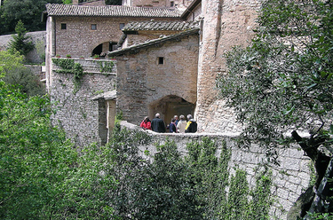 particolare Santuario Eremo delle Carceri