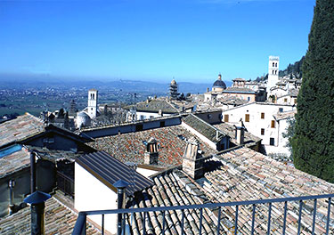 vista dalla terrazza