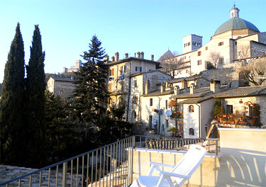 vista dalla terrazza